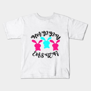 Bunnies Wishing Easter Kids T-Shirt